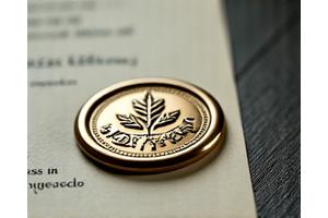 特許と書かれた文書、または特許技術のシンボル